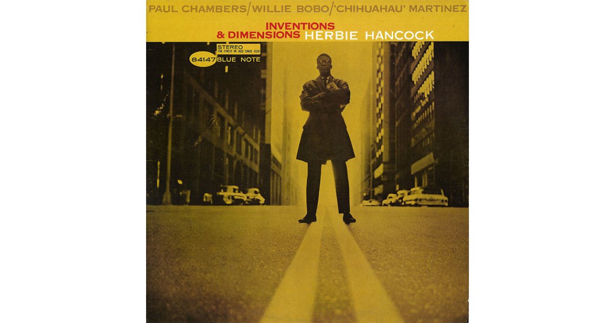 Inventions & Dimensions, Herbie Hancock LP Music Mania Records Ghent