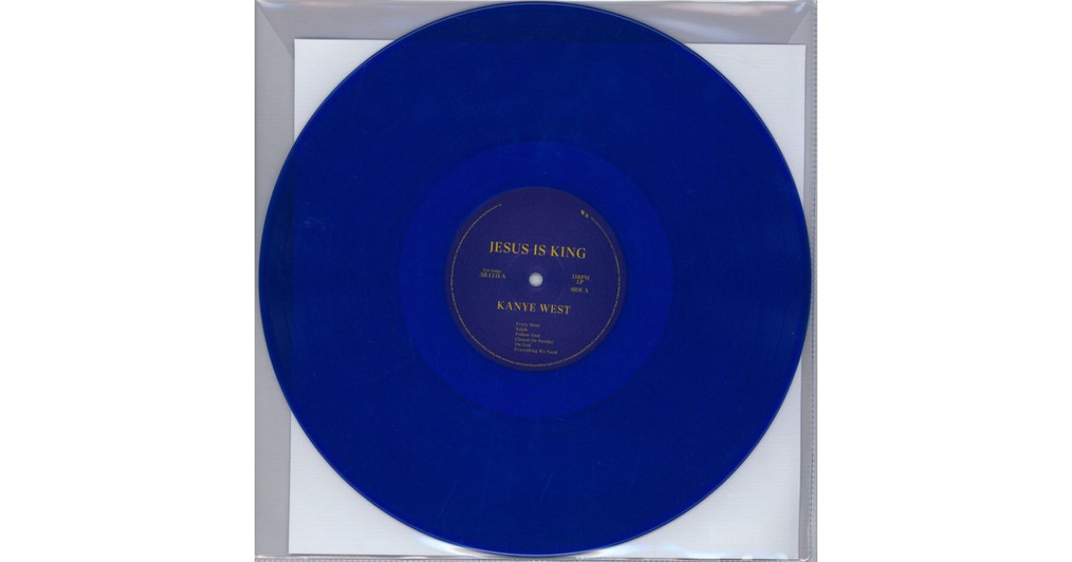 Jesus Is King - Translucent blue vinyl, Kanye West – LP – Music