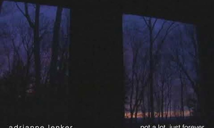 adrianne lenker - not a lot, just forever (official audio)