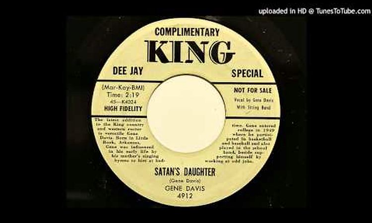 Gene Davis - Satan's Daughter (King 4912)