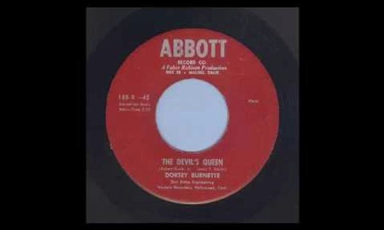 Dorsey Burnette - The Devil's Queen - Rockabilly 45
