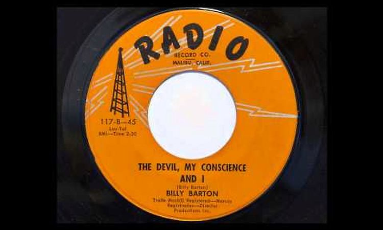 Billy Barton - The Devil, My Conscience And I (Radio 117) [1958 country novelty]
