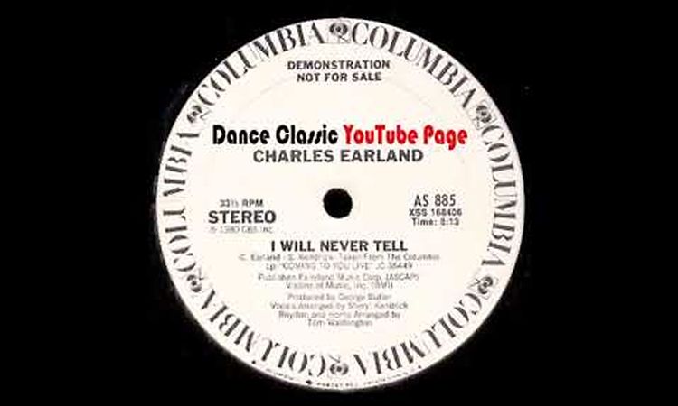 Charles Earland - I Will Never Tell (Extended Mix)