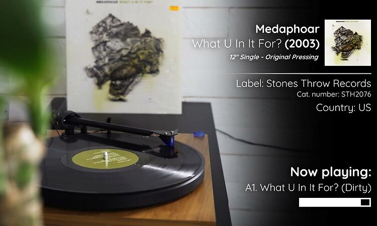 Medaphoar (MED) - What U In It For? (2003, 12" Single) | Full Vinyl Rip