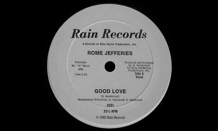 Rome Jefferies - Good Love - Vocal '83