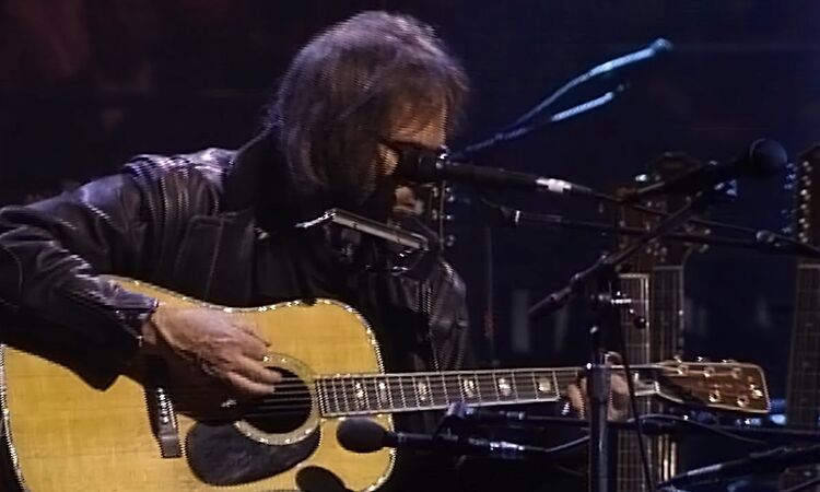 Neil Young - Needle And The Damage Done [Unplugged]
