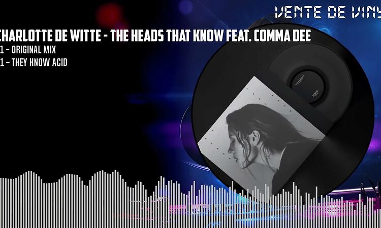 Charlotte de Witte - The Heads That Know feat. Comma Dee [BLACK] (KNTXTD003V)