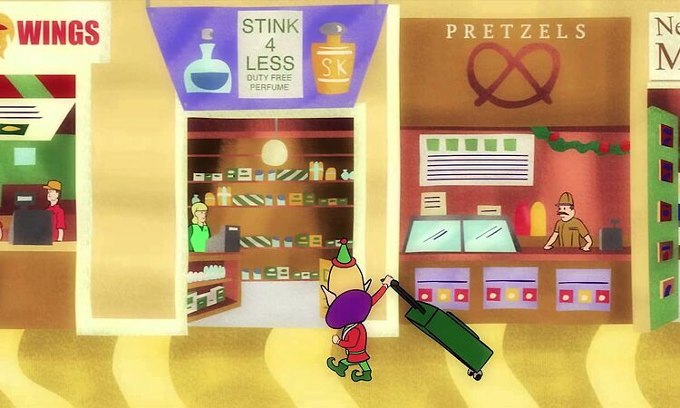 Nick Lowe - "Christmas At The Airport" Official Music Video