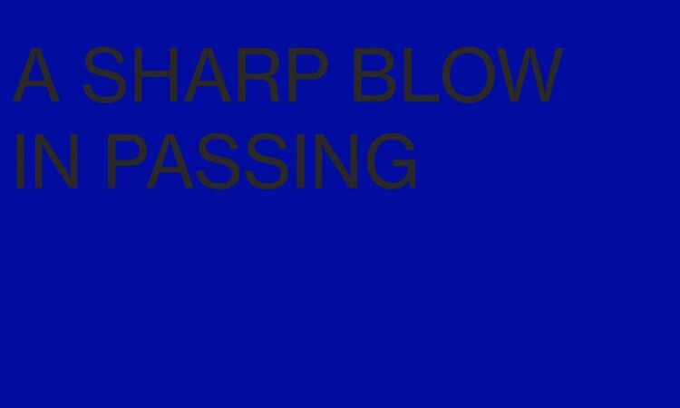 Ben Frost - A Sharp Blow In Passing (Official Audio)