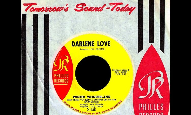 Darlene Love - WINTER WONDERLAND (Gold Star Studio) (Phil Spector)  (1963)