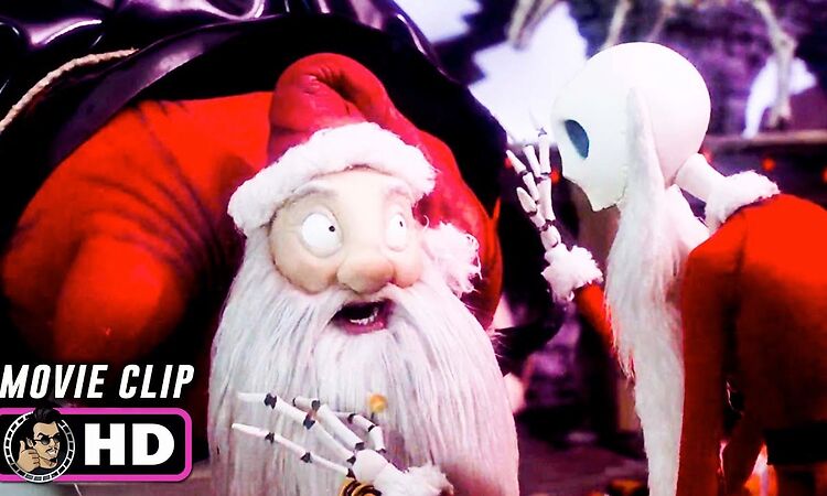 THE NIGHTMARE BEFORE CHRISTMAS Clip - Meeting Santa (1993) Disney