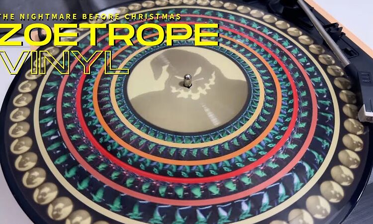 4K Unboxing The Nightmare Before Christmas Zoetrope Soundtrack Picture Disk Vinyl Record
