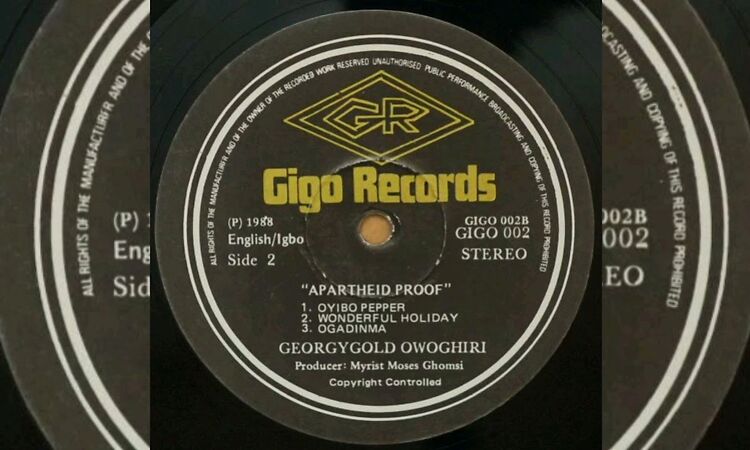 Georgy-Gold Owoghiri - Wonderful Holiday 1988