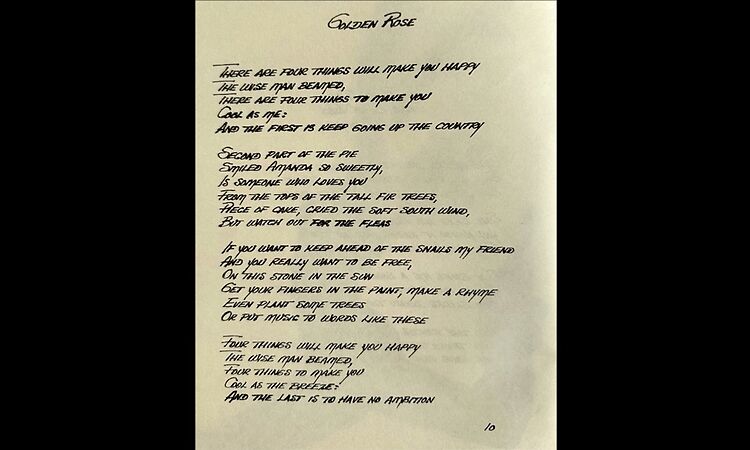 Stan Hubbs "Crystal" 1982 *Golden Rose*