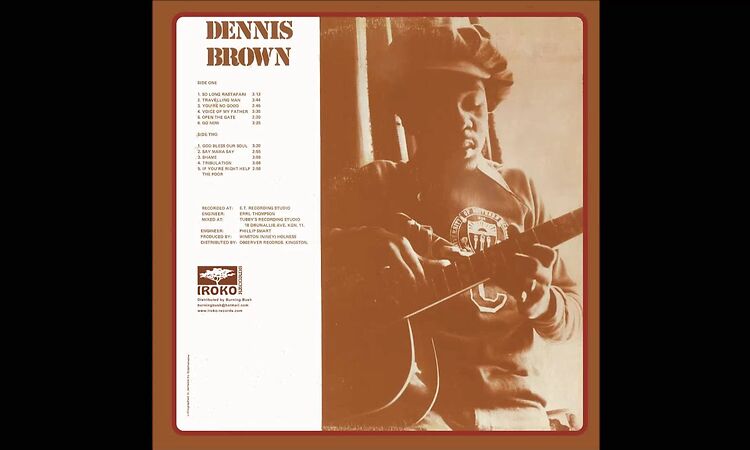 Dennis Brown - Shame (Deep Down Album)