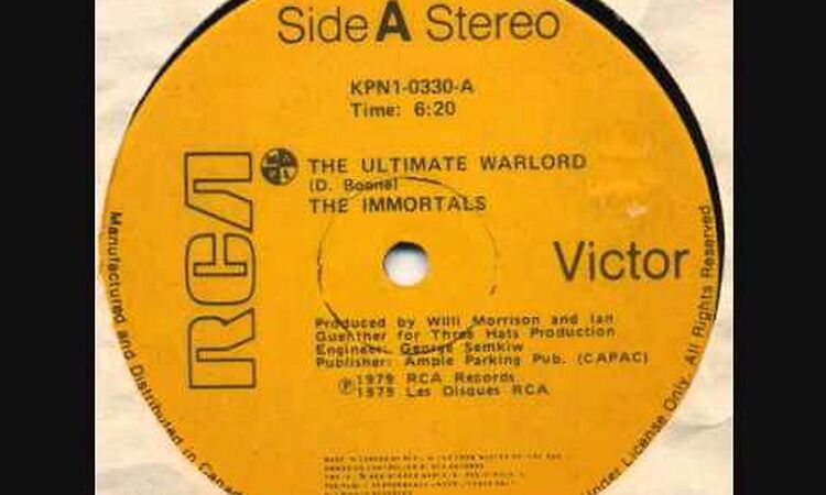 Ultimate Warlord. The Immortals