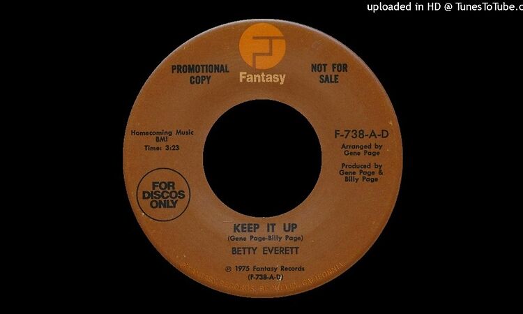 BETTY EVERETT - KEEP IT UP - 1975 - SOUL & FUNK CONNECTION