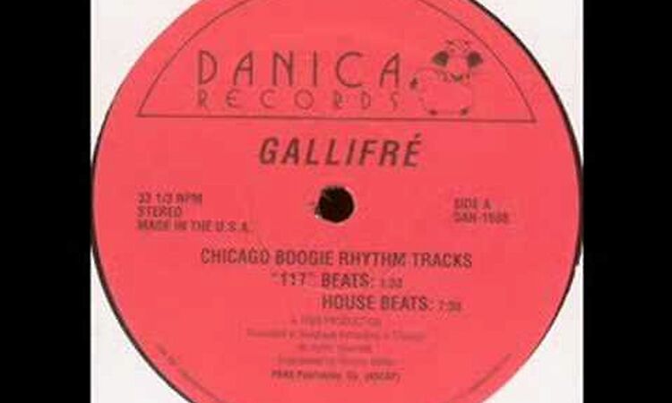 Gallifre 117 (House Beats) Chicago Boogie Rhythm Tracks