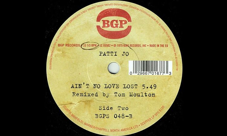 Patti Jo - Ain't No Love Lost  (12" Remixed By Tom Moulton)