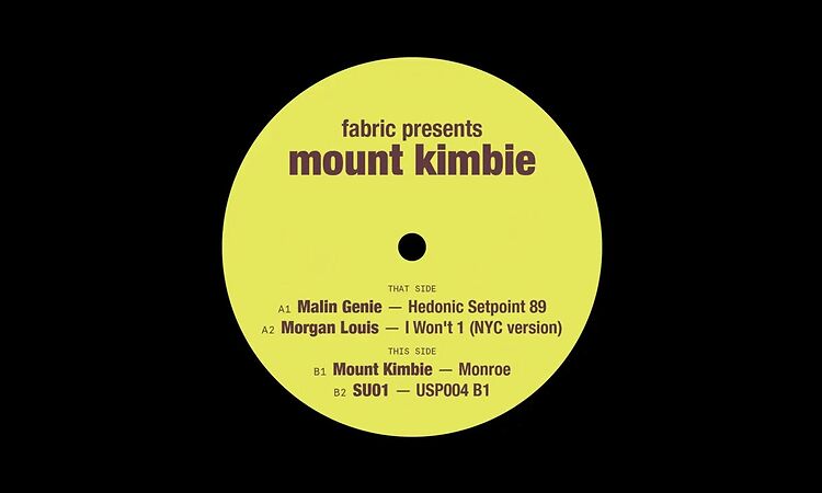Mount Kimbie - Monroe [fabric Records]