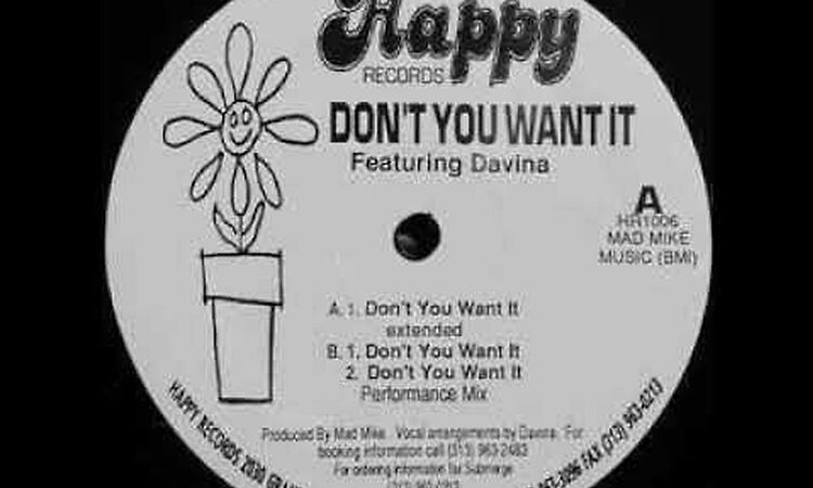 Davina - Don't You Want It