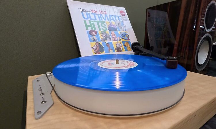 Disney Ultimate Hits 1 & 2 (Blue Marble) - B2 - Under The Sea - Little Mermaid - Vinyl Record