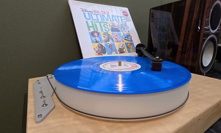 Disney Ultimate Hits 1 & 2 (Blue Marble) - B5 - Reflection - Mulan - Hi-Fi Vinyl Record