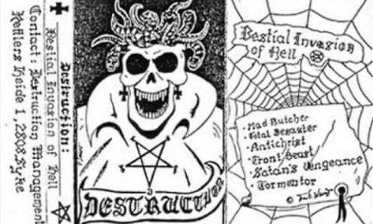 Destruction - Bestial Invasion Of Hell (EP) - 1984