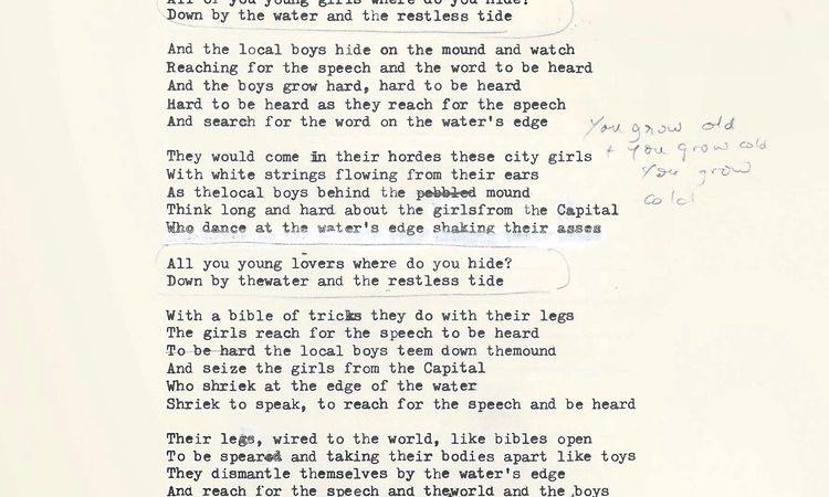 Nick Cave & The Bad Seeds - Water's Edge (Lyric Video)