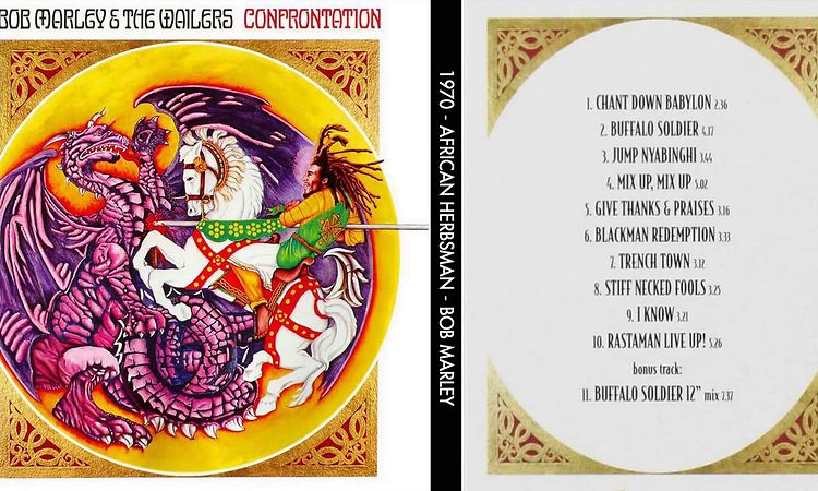 Bob Marley And The Wailers Confrontation 1983 Full Album Cover