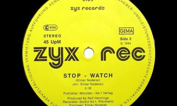Hypnotic Samba - Stop-Watch 1984
